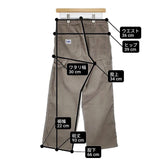 Lee/niko and... コーデュロイ ワークパンツ ペインターコールパンツ 定価12100円 サイズS パンツ グレー レディース リー/ニコアンド【中古】6-0802T∞