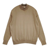 Morris&Sons モックネックプルオーバーニット ウール サイズ0 セーター ニット ベージュ レディース モリスアンドサンズ【中古】6-0328M♪