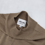Morris&Sons モックネックプルオーバーニット ウール サイズ0 セーター ニット ベージュ レディース モリスアンドサンズ【中古】6-0328M♪