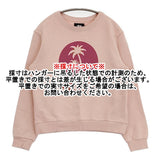 STUSSY ヤシの木 プリント ロゴ サイズM クルーネック スウェット ピンク レディース ステューシー【中古】6-0328M♪