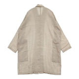 nest Robe リネン コート ベージュ レディース ネストローブ【中古】6-0608M∞