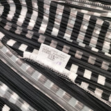 PLEATS PLEASE ISSEY MIYAKE 総柄 プリーツ ボタンレス カーディガン P33-JO852 サイズ3 ジャケット ブラック ホワイト レディース プリーツプリーズ【中古】6-0317M♪