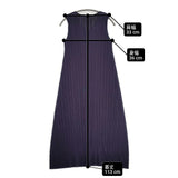 PLEATS PLEASE ISSEY MIYAKE P13-JH411 プリーツ サイズ1 ノースリーブ ワンピース パープル レディース プリーツプリーズ【中古】6-0506S◎