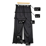 THE RERACS THE TRACK PANTS サイズ48 イージー トラック パンツ 24AW ブラック メンズ ザリラクス【中古】6-0219G♪