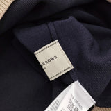 UNITED ARROWS 新品 ミニマル 2WAY 6SL ニット 定価16940円 Vネック ニット 25SS ネイビー ベージュ レディース ユナイテッドアローズ【中古】6-0207M♪
