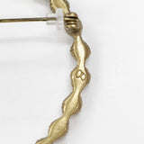 mina perhonen tambourine 真鍮ブローチ サークル ua7104 ブローチ ゴールド レディース ミナペルホネン【中古】6-0223G◎