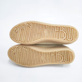 MANEBU 新品 スエードレザーショートワラビーブーツ 37 BOO MID 定価20680円 シューズ・靴 ベージュ レディース マネブ【中古】6-0223G◎