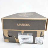 MANEBU 新品 スエードレザーショートワラビーブーツ 37 BOO MID 定価20680円 シューズ・靴 ベージュ レディース マネブ【中古】6-0223G◎