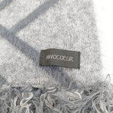 ANVOCOEUR ミニマフラー Lucile 定価6050円 マフラー グレー レディース アンヴォクール【中古】6-0921T◎