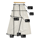 mizuiro-ind コーデュロイ ワイド パンツ オフホワイト レディース ミズイロインド【中古】6-0509G∞