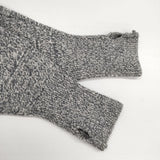 HYKE ノーカラーメランジウールニットロングカーディガン 172-11115013 サムホール カーディガン グレー レディース ハイク【中古】6-0718T∞