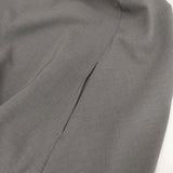 Midi-umi スタンドカラーシャツワンピ ワンピース グレー レディース ミディウミ【中古】6-0328M♪
