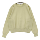 AURALEE ELASTIC HIGH GAUGE SWEAT P/O 定価24200円 A23AP02NU サイズ1 裏起毛 スウェット 23AW ライトグリーン レディース オーラリー【中古】6-0818T♪