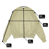 AURALEE ELASTIC HIGH GAUGE SWEAT P/O 定価24200円 A23AP02NU サイズ1 裏起毛 スウェット 23AW ライトグリーン レディース オーラリー【中古】6-0818T♪