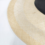 mina perhonen ヒトミシノヤマ 麦わら帽子 ストローハット ハット ベージュ レディース ミナペルホネン【中古】6-0214S◎