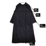 かぐれ ドットコーデュロイ2WAYワンピース 定価18700円 GA47-26M006 ワンピース 24AW ブラック ベージュ レディース かぐれ【中古】6-0210T♪