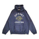 HEAR MY NAME ヒアマイネーム ユーズド加工 裏起毛 パーカー ネイビー レディース【中古】6-0423T∞