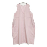 nest Robe 25SS 超撥水バックVネックノースリーブワンピース 定価29700円 ワンピース ピンク レディース ネストローブ【中古】6-0506S◎
