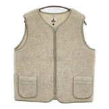 COLDBREAKER ウールボアベスト サイズM ベスト ベージュ レディース コールドブレーカー【中古】6-0210T♪