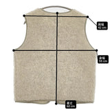 COLDBREAKER ウールボアベスト サイズM ベスト ベージュ レディース コールドブレーカー【中古】6-0210T♪