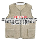 COLDBREAKER ウールボアベスト サイズM ベスト ベージュ レディース コールドブレーカー【中古】6-0210T♪