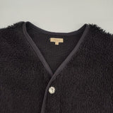 Sanca BOA V CARDIGAN S23FSW13 フリースジャケット サイズ0 日本製 カーディガン ブラック レディース サンカ【中古】6-0802T∞