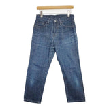MARGARET HOWELL/EDWIN 578-7143008 YELLOW CAST TROUSERS 定価26400円 27×24 デニムパンツ ブルー レディース マーガレットハウエル/エドウィン【中古】6-0423G∞