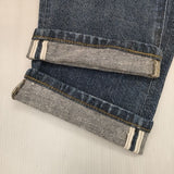 MARGARET HOWELL/EDWIN 578-7143008 YELLOW CAST TROUSERS 定価26400円 27×24 デニムパンツ ブルー レディース マーガレットハウエル/エドウィン【中古】6-0423G∞