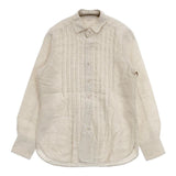 45R/45rpm リネンタック908SHIRT 定価41800円 長袖シャツ ベージュ レディース フォーティーファイブアールピーエム【中古】6-0423M∞