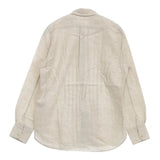 45R/45rpm リネンタック908SHIRT 定価41800円 長袖シャツ ベージュ レディース フォーティーファイブアールピーエム【中古】6-0423M∞