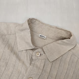 45R/45rpm リネンタック908SHIRT 定価41800円 長袖シャツ ベージュ レディース フォーティーファイブアールピーエム【中古】6-0423M∞