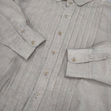 45R/45rpm リネンタック908SHIRT 定価41800円 長袖シャツ ベージュ レディース フォーティーファイブアールピーエム【中古】6-0423M∞