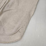 45R/45rpm リネンタック908SHIRT 定価41800円 長袖シャツ ベージュ レディース フォーティーファイブアールピーエム【中古】6-0423M∞