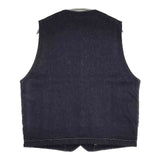 NEST ROBE CONFECT/UpcycleLino デニム クルーネックベスト 定価29700円 02244-0035 ベスト ネイビー メンズ ネストローブコンフェクト/アップサイクルリノ【中古】6-0523M∞