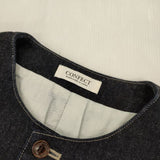 NEST ROBE CONFECT/UpcycleLino デニム クルーネックベスト 定価29700円 02244-0035 ベスト ネイビー メンズ ネストローブコンフェクト/アップサイクルリノ【中古】6-0523M∞