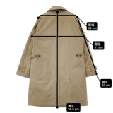 MHL. FINE TOUGH POPLIN COAT ダウンライナー付き 595-6210503 定価53900円 ステンカラーコート ベージュ レディース エムエイチエル【中古】6-0802T∞