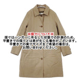 MHL. FINE TOUGH POPLIN COAT ダウンライナー付き 595-6210503 定価53900円 ステンカラーコート ベージュ レディース エムエイチエル【中古】6-0802T∞