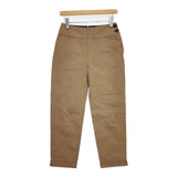 MARGARET HOWELL SOFT COTTON DRILL TROUSERS ソフトコットントラウザーズ 定価39600円 578-8143003 パンツ ブラウン レディース マーガレットハウエル【中古】6-0423G∞