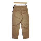 MARGARET HOWELL SOFT COTTON DRILL TROUSERS ソフトコットントラウザーズ 定価39600円 578-8143003 パンツ ブラウン レディース マーガレットハウエル【中古】6-0423G∞