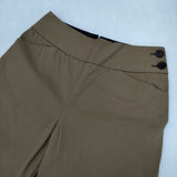 MARGARET HOWELL SOFT COTTON DRILL TROUSERS ソフトコットントラウザーズ 定価39600円 578-8143003 パンツ ブラウン レディース マーガレットハウエル【中古】6-0423G∞