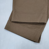 MARGARET HOWELL SOFT COTTON DRILL TROUSERS ソフトコットントラウザーズ 定価39600円 578-8143003 パンツ ブラウン レディース マーガレットハウエル【中古】6-0423G∞