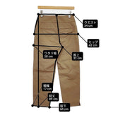 MARGARET HOWELL SOFT COTTON DRILL TROUSERS ソフトコットントラウザーズ 定価39600円 578-8143003 パンツ ブラウン レディース マーガレットハウエル【中古】6-0423G∞