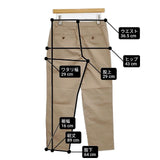 MARGARET HOWELL COTTON TROUSERS コットントラウザーズ 578-142314 パンツ ベージュ レディース マーガレットハウエル【中古】6-0423G∞