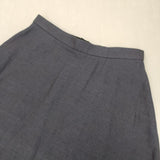 MARGARET HOWELL 578-8132017 HIGH TWIST COTTON LINEN 定価30800円 ロングスカート ネイビー レディース マーガレットハウエル【中古】6-0516M∞