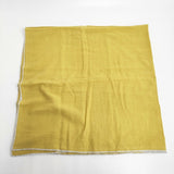 中川政七商店 やわらかガーゼの四角ストール 黄 定価4290円 1009-0522-201 ストール イエロー レディース 中川政七商店【中古】6-0210G♪