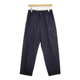 HUIS 512-KT02-29NVY オーガニックコットンライトオックスセミワイドパンツ パンツ ネイビー レディース ハウス/遠州織物【中古】6-0423G∞