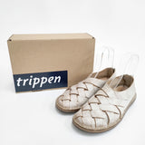 trippen PUSH MUD サイズ38 メッシュ シューズ・靴 アイボリー レディース トリッペン【中古】6-0223G◎