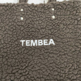 TEMBEA PAPER TOTE ボア 定価20900円 ウール トートバッグ ブラウン レディース テンベア【中古】6-0921T◎