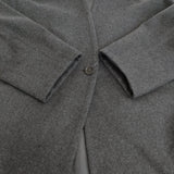 TRAVAIL MANUEL ウールビーバーネイプカラーハーフコート 定価39600円 サイズM 25AW グレー レディース トラバイユマニュアル【中古】6-0210T♪