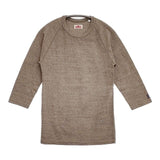 HOLLYWOOD RANCH MARKET HRM ラグランスリーブ 七分袖 Ｔシャツ カットソー ベージュ レディース ハリウッドランチマーケット【中古】6-0516M∞